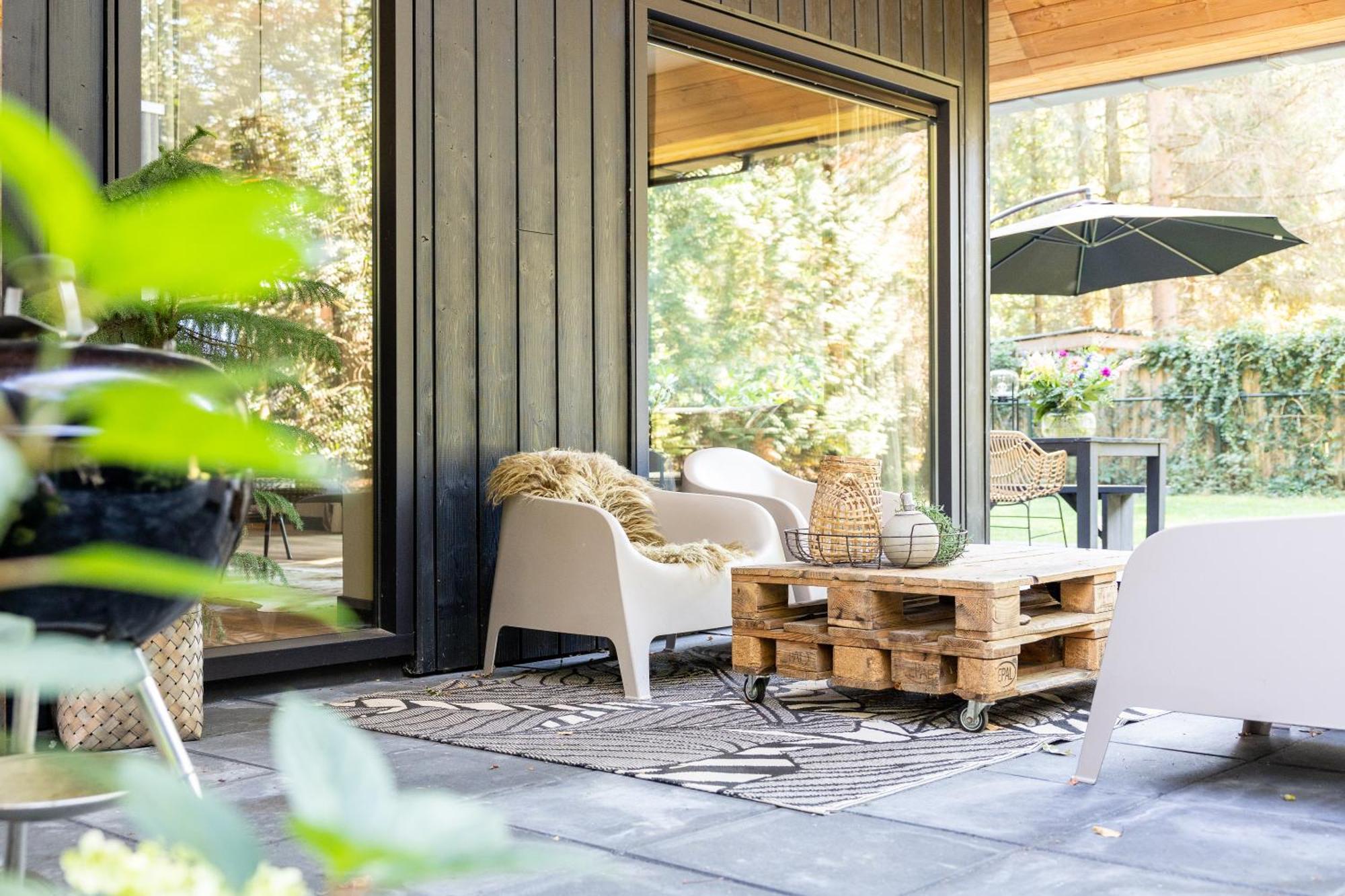 アッペルスカ Midden In De Bossen Bij Schapendrift 29ヴィラ エクステリア 写真